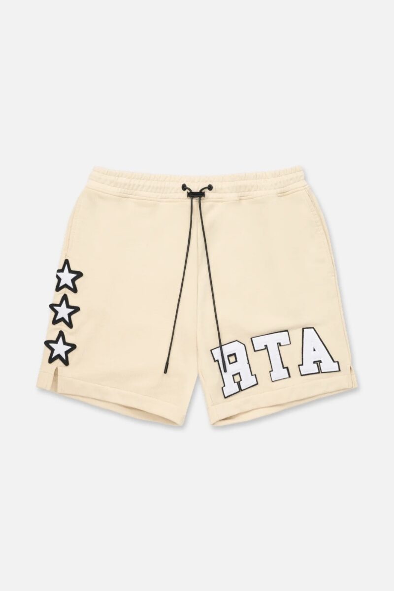 RTA  Clyde collegiate shorts (Beige)