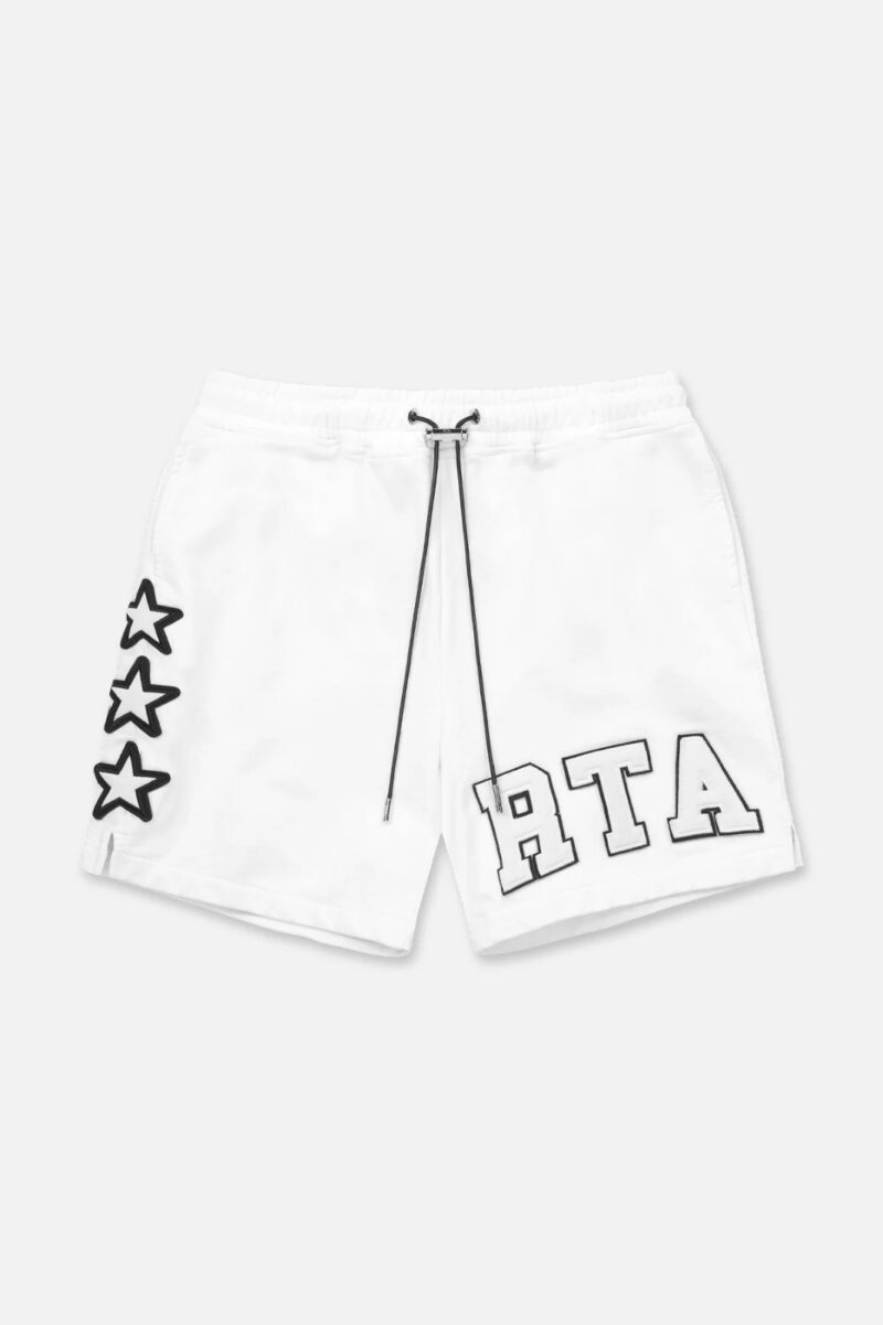 RTA  Clyde collegiate shorts (White)