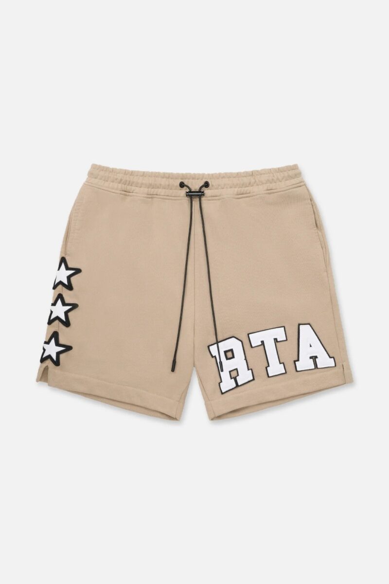 RTA  Clyde collegiate shorts (Nude color)